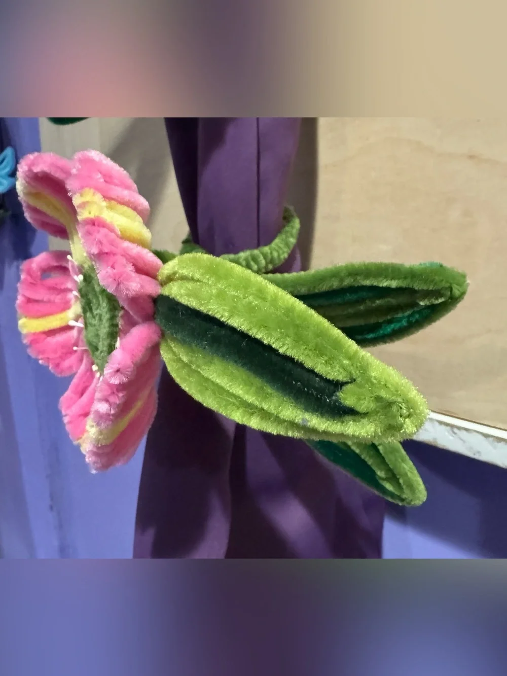 Handmade Floral Curtain Tieback / Home Décor 🌿